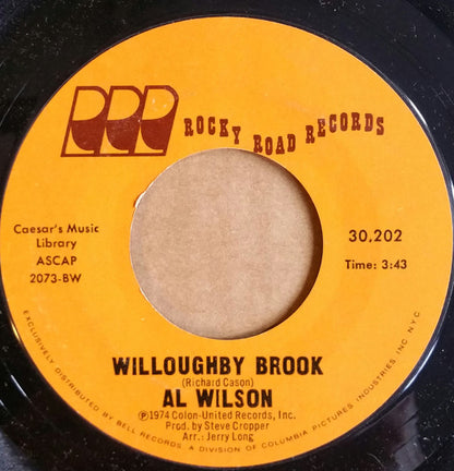 Al Wilson : Medley: I Won't Last A Day Without You / Let Me Be The One (7", Single)