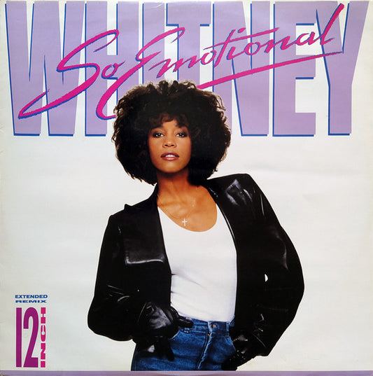 Whitney Houston : So Emotional (Extended Remix) (12", Single)