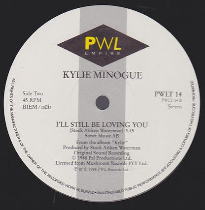 Kylie Minogue : The Loco-Motion (12", Single)