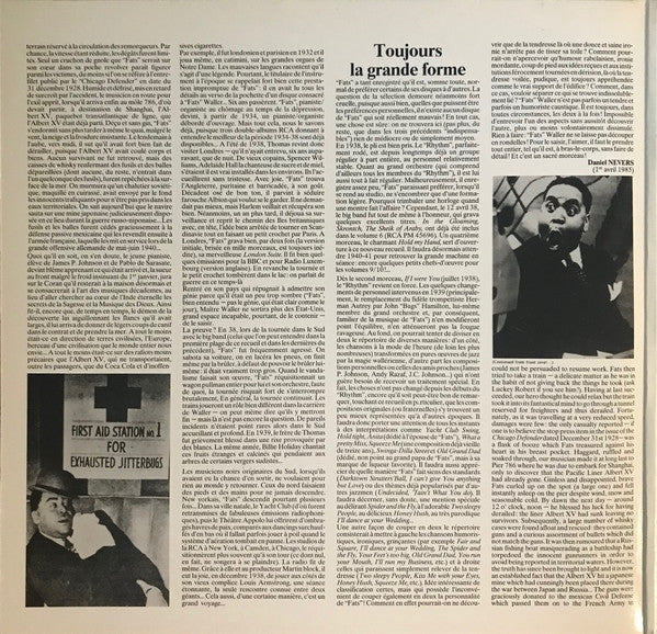 Fats Waller : The Indispensable Fats Waller Volumes 7/8 (1938-1940) (2xLP, Comp, RE)