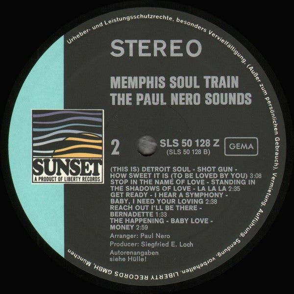 The Paul Nero Sounds : Memphis Soul Train (LP, Comp)