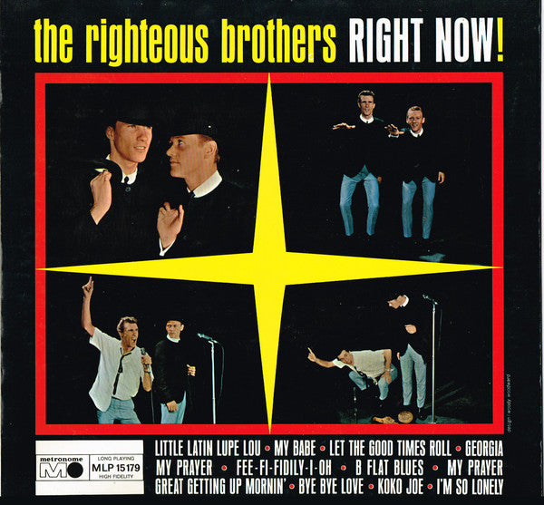 The Righteous Brothers : Right Now! (LP, Album)