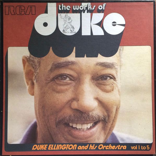 Duke Ellington And His Orchestra : The Works Of Duke - Vol. 1 To 5 (5xLP, RE + Box, Comp)