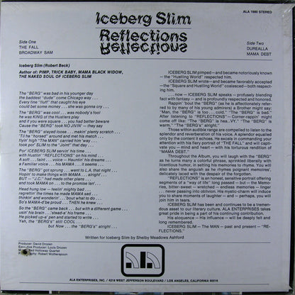 Iceberg Slim (2) : Reflections (LP, Album)