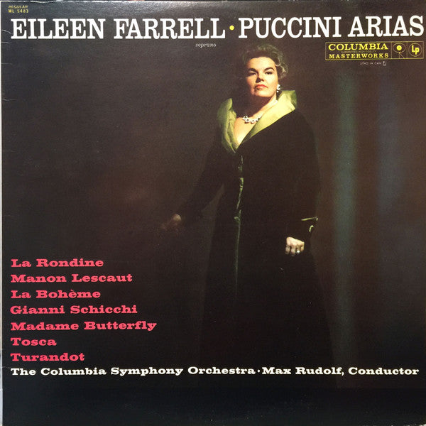Eileen Farrell : Puccini Arias (LP)