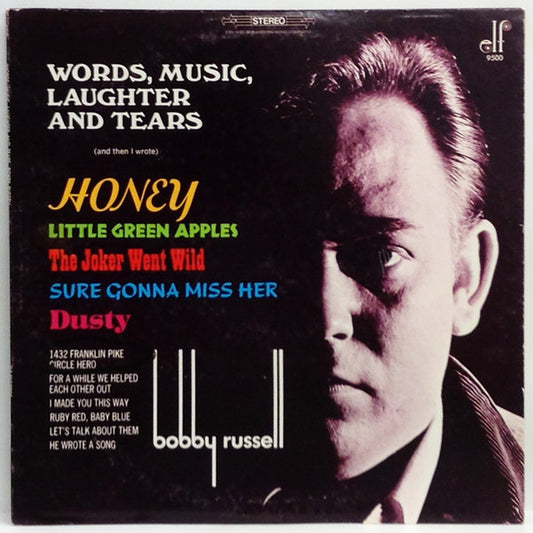 Bobby Russell : Words, Music, Laughter And Tears (LP, Album, Bes)