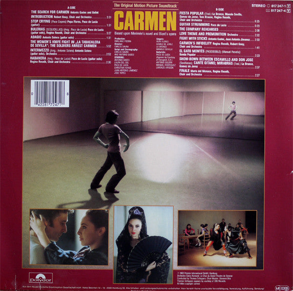Various : Carmen - The Original Motion Picture Soundtrack (LP, Album)