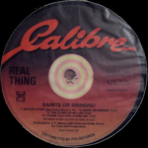 The Real Thing : Saints Or Sinners (LP, Album)