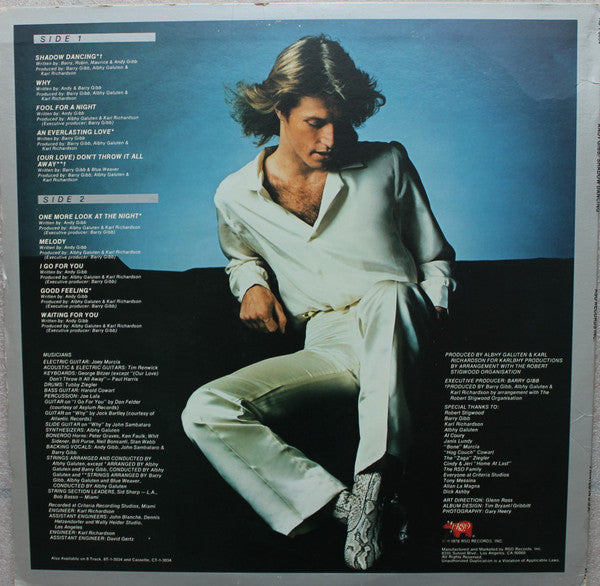 Andy Gibb : Shadow Dancing (LP, Album, Ter)