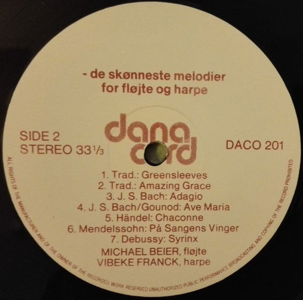 Michael Beier, Vibeke Franck : Tågen Letter (LP, Album)