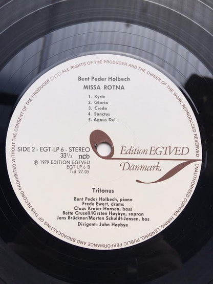 Bent Peder Holbech : Miss Rotna / And It Came To Pass (LP, Album)