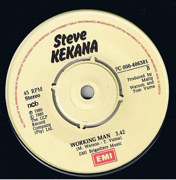 Steve Kekana : Raising My Family (7", Single, Pus)