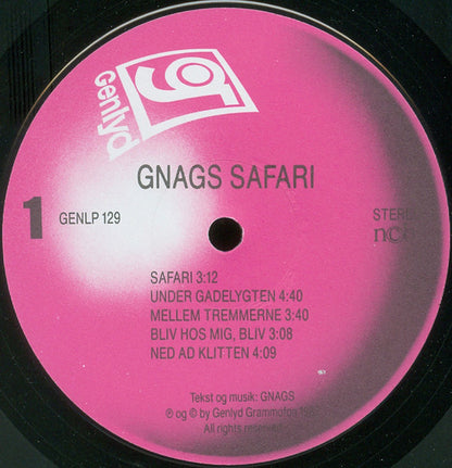 Gnags : Safari (LP, Album)