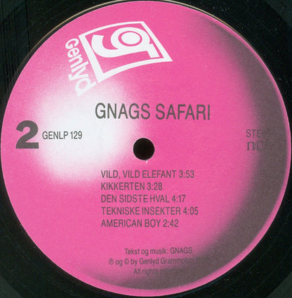 Gnags : Safari (LP, Album)