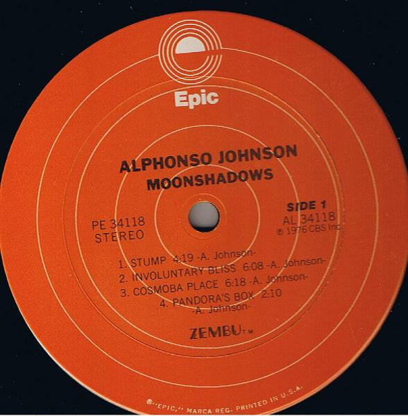 Alphonso Johnson : Moonshadows (LP, Album)