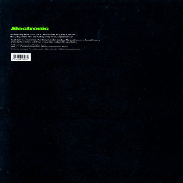 Electronic : Getting Away With It… Electromix (12", Single)