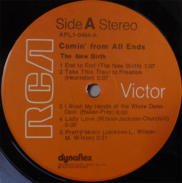 New Birth : Comin' From All Ends (LP, Album, Ind)