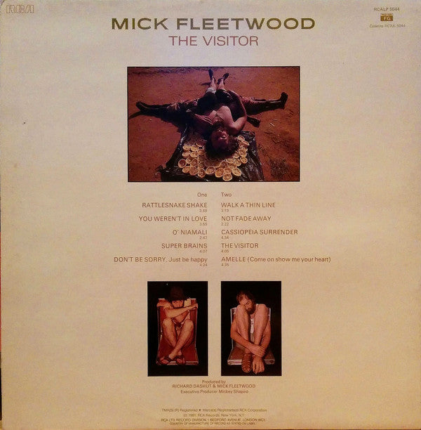 Mick Fleetwood : The Visitor (LP, Album, Gat)