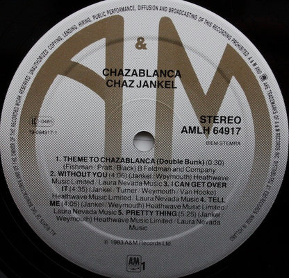 Chas Jankel : Chazablanca (LP, Album)