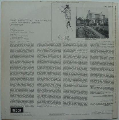 Sir Edward Elgar, Georg Solti, London Philharmonic Orchestra : Symphony No.1 (LP)