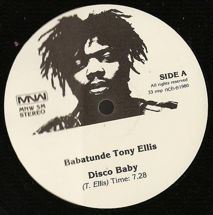 Tony Ellis : Disco Baby / Ire (12")