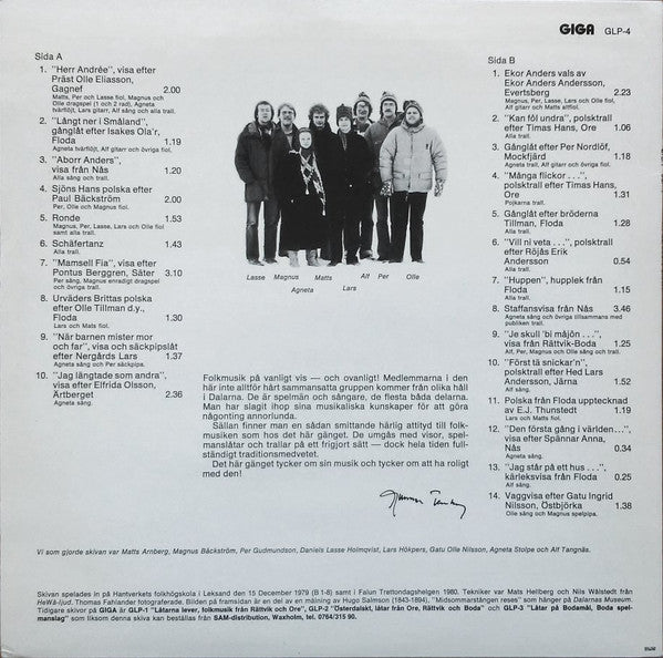 Trallarna : Trallarnas Skiva (LP, Album)