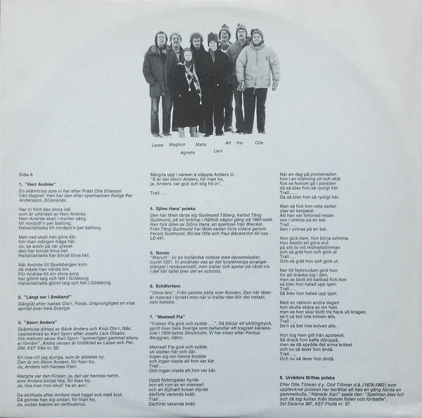 Trallarna : Trallarnas Skiva (LP, Album)