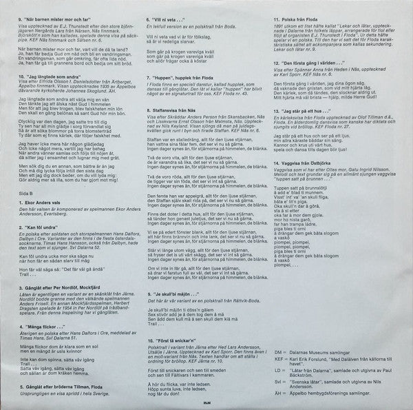 Trallarna : Trallarnas Skiva (LP, Album)