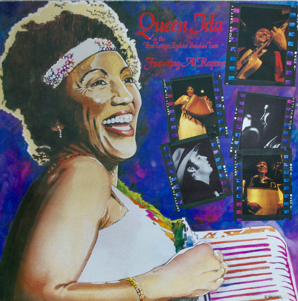 Queen Ida And The Bon Temps Zydeco Band Featuring Al Rapone : On Tour (LP, Album, RE)