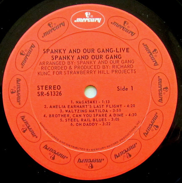 Spanky & Our Gang : Live (LP, Album, Phi)