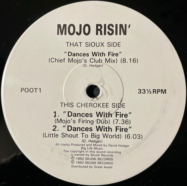Mojo Risin : Dances With Fire (12")