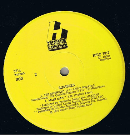 Bombers : Bombers (LP, Album)