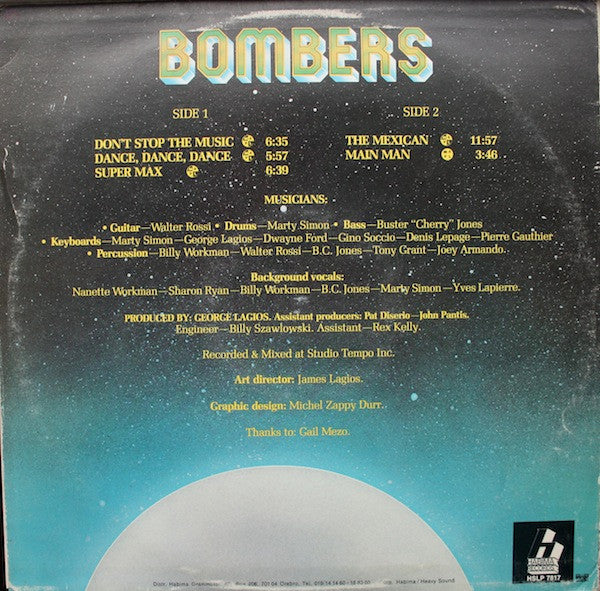 Bombers : Bombers (LP, Album)