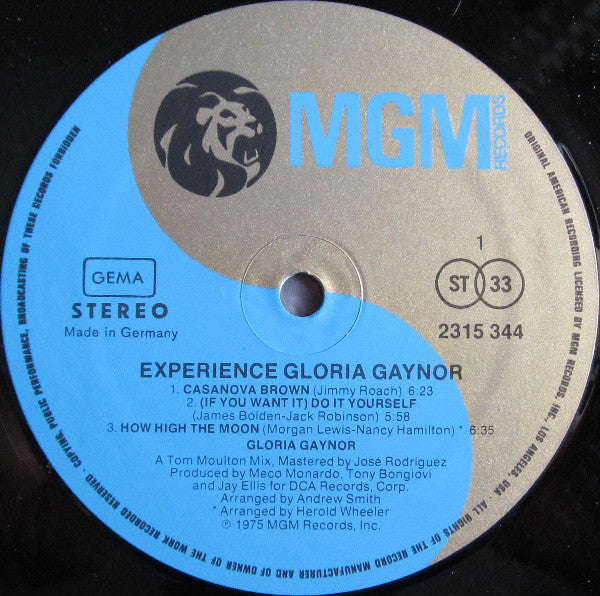 Gloria Gaynor : Experience Gloria Gaynor (LP, Album)