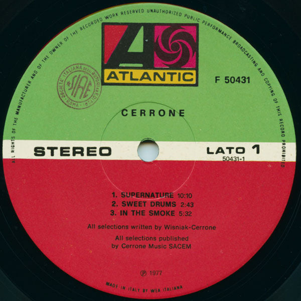 Cerrone : Cerrone 3 - Supernature (LP, Album, Gat)