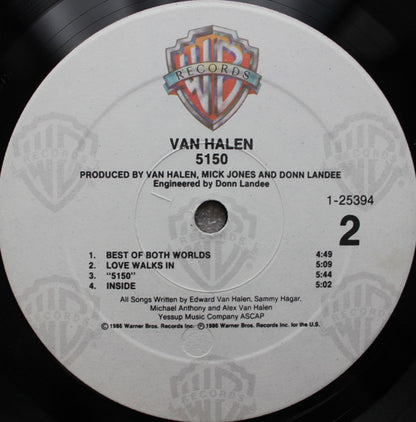 Van Halen : 5150 (LP, Album, SRC)