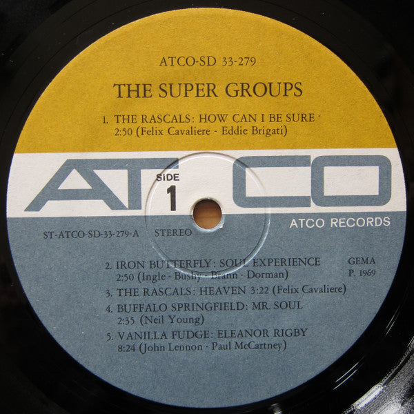 Various : The Super Groups (LP, Comp)