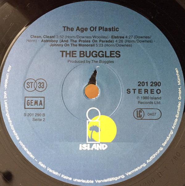 The Buggles : The Age Of Plastic (LP, Album)