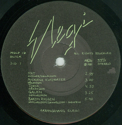 Elegi (2) : Elegi (LP, Album)