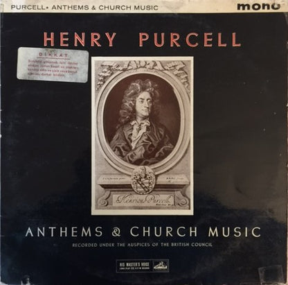 Henry Purcell / The Ambrosian Singers, Goldsbrough Orchestra : Henry Purcell - Anthems & Church Music (LP, Album, Mono)