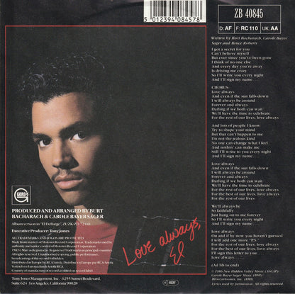 El DeBarge : Love Always (7", Single)