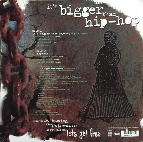 Dead Prez : It's Bigger Than Hip-Hop (12")