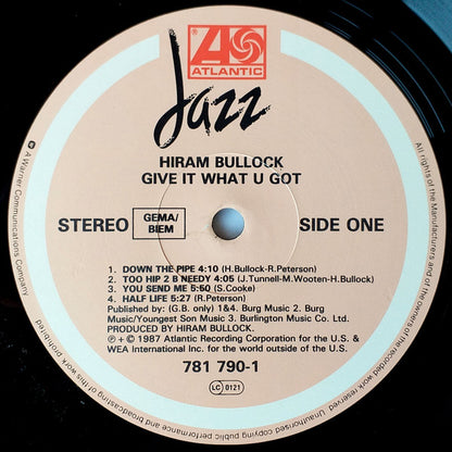 Hiram Bullock : Give It What U Got (LP, Album)