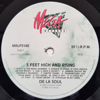De La Soul : 3 Feet High And Rising (LP, Album)