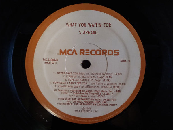 Stargard : What You Waitin' For (LP, Album, Mon)