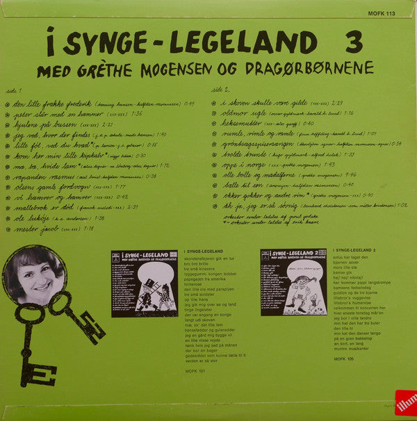 Grethe Mogensen Og Dragørbørnene : I Synge-Legeland 3 (LP, Comp, RE)