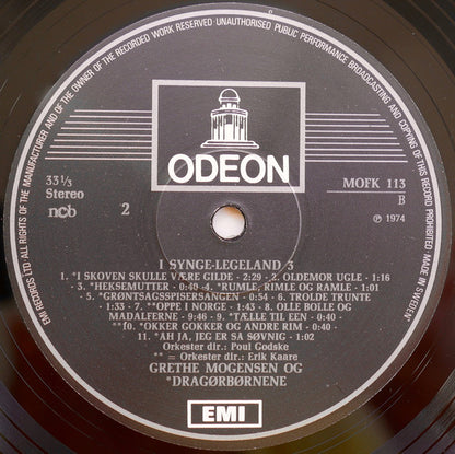 Grethe Mogensen Og Dragørbørnene : I Synge-Legeland 3 (LP, Comp, RE)