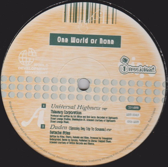 Various : One World Or None (2x10", Album)