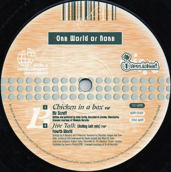 Various : One World Or None (2x10", Album)