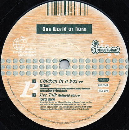 Various : One World Or None (2x10", Album)